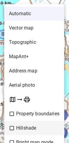 Map selector