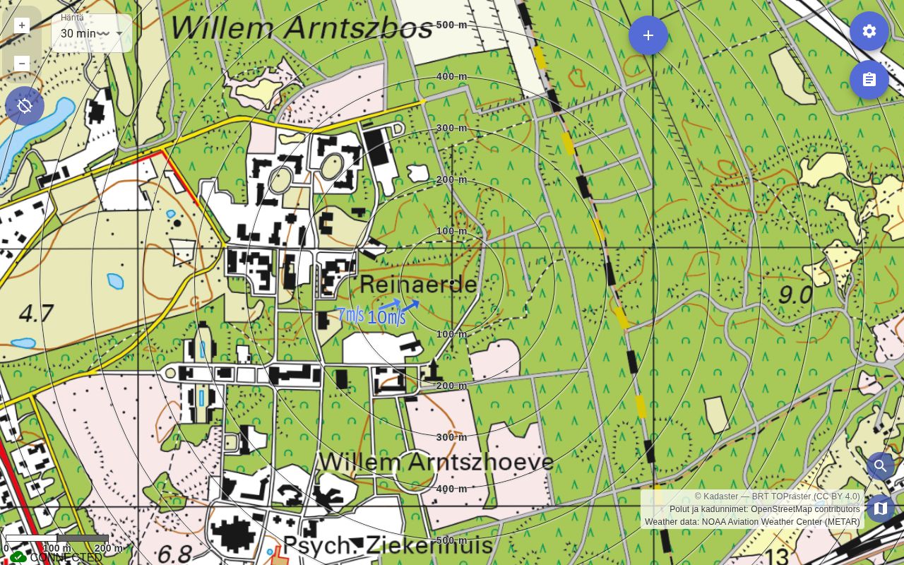 Netherlands – PDOK BRT Achtergrondkaart