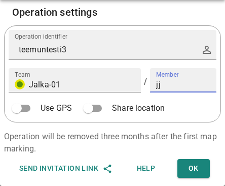 Team ID setting